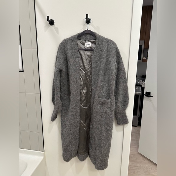 ByTsang Fuzzy Coat - Dove Grey - Picture 4 of 8
